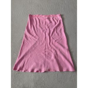 Pink On Pink‎ Polkadot Women's Size 2 Maxi Skirt